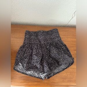 FREE PEOPLE Movement The Way Home Shorts Animal Print Sz S